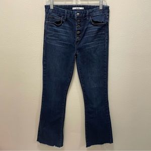 Sam Edelman Blue Stiletto Bootcut High Rise Jeans